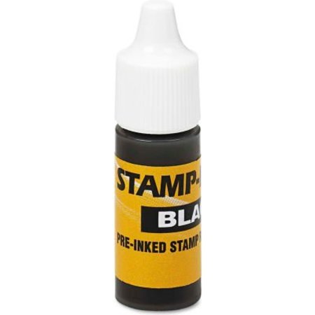U.S. STAMP & SIGN U. S. Stamp & Sign® Refill Ink for Clik!! & Universal Stamps, 7ml-Bottle, Black IK60
